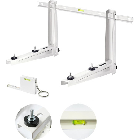 Support Mural Pliable Premium – Niveau à Bulle Intégré