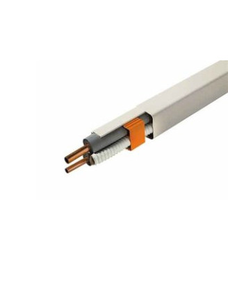 Goulotte de Finition 1 mètre – PVC Blanc